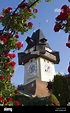 Austria, Styria, Graz, Schlossberg, Clock Tower Stock Photo - Alamy