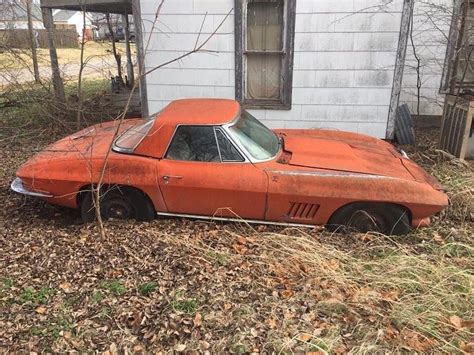 Junkyard Classics On Instagram “abandoned This C2 Corvette Is Sitting