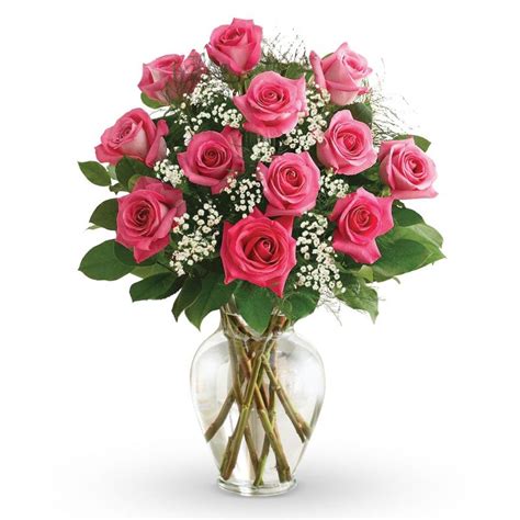 One Dozen Pretty Pink Roses In Coos Bay Or Checkerberrys Flowers