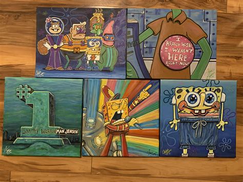 I Made Some Meme Spongebob Paintings Again And They Were Fun Rspongebob