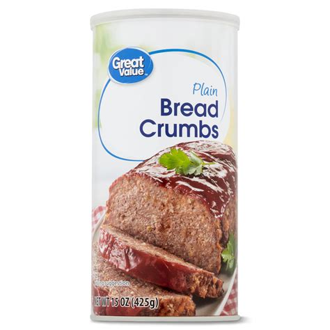 Great Value Plain Bread Crumbs 15 Oz