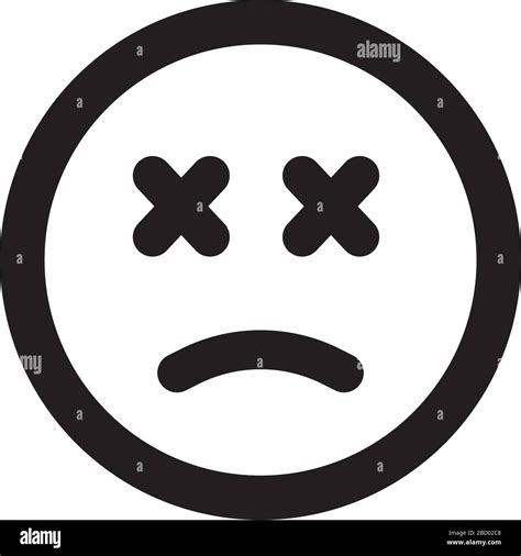 Sad Unhappy Face Icon Stock Vector Image And Art Alamy