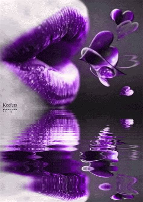 Animated Photo Purple Lips Purple Love All Things Purple