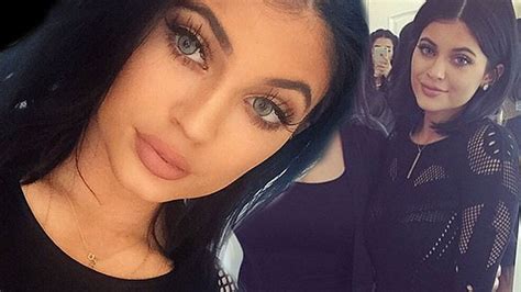 Kylie Jenner Looks Totally Different With Plump Lips And Turquoise Blue