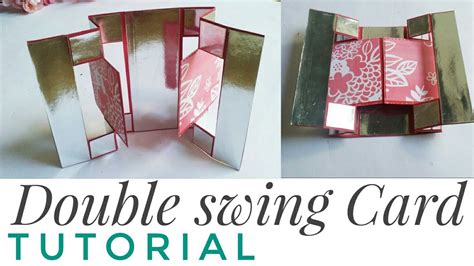 How To Make Double Swing Card Diy Tutorial How To Make Easy