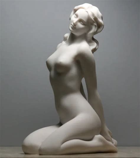 NUDE NAKED WOMAN Sexy Female Erotic Art Cast Marble Figure Statue Sculpture PicClick UK