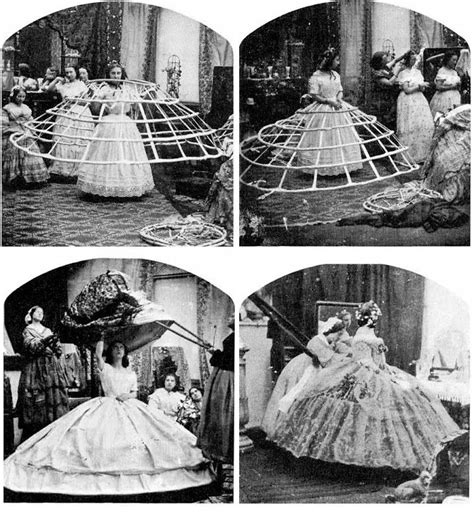 Lencombrante Crinoline 1850 Robe Historique Histoire De La Mode Et Mode Du 19e Siècle