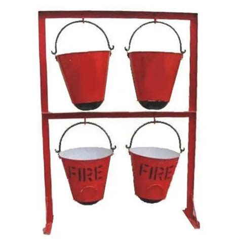 Fire Fighting Bucket Stand At Rs 900piece Fire Sand Bucket Stand In