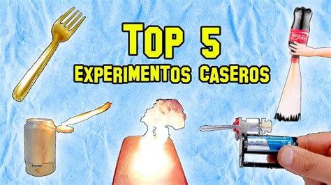 5 Experimentos Caseros Muy Fáciles De Hacer Experimentos Caseros