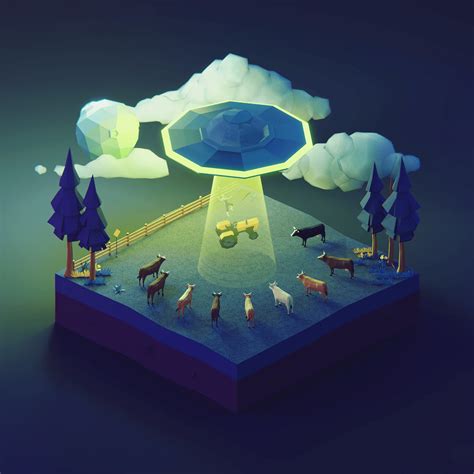 Low Poly Worlds 2 On Behance