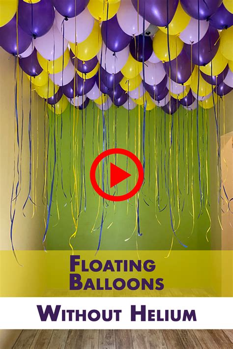 Video Floating Balloon Without Helium Ceiling Decoration Idea Diy