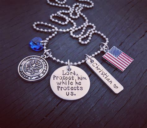 Lord Protect Himher While Heshe Protects Us Necklace Etsy