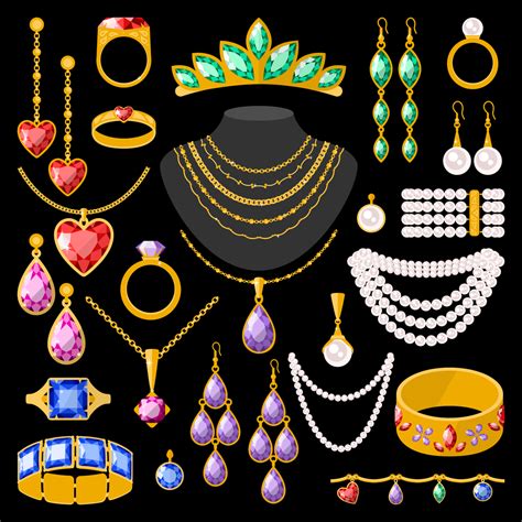 Set Cartoon Jewelry Accessories Vector Fashion | Spoon jewelry diy, Jewelry quotes, Jewelry