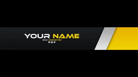 Free Youtube Banner Template 28 Download Now I Photoshop 2018