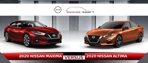 Nissan Altima Vs Nissan Maxima What Are The Differences 2021 Update