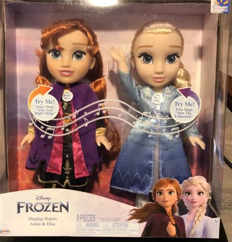 Disney Frozen Elsa And Anna Singing Sisters Interactive Doll Set Picclick Uk