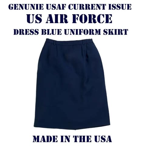 Us Military Usaf Air Force Service Dress Blue Uniform Womens Skirt