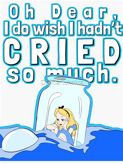 Alice Crying Meme Sticker For Sale By Digitlartchakra Redbubble