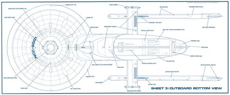 Excelsior Class Starship Blueprints