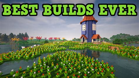 Minecraft - BEST BUILDS EVER (Top 10) - YouTube