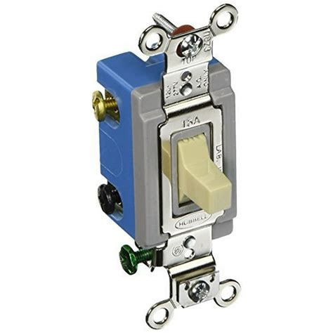 Hubbell Hbl1381i Toggle Single Pole Double Throw Center Off 15 Amp
