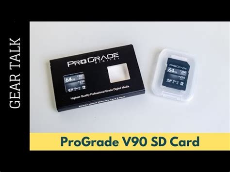 We did not find results for: ProGrade V90 SD Card - YouTube