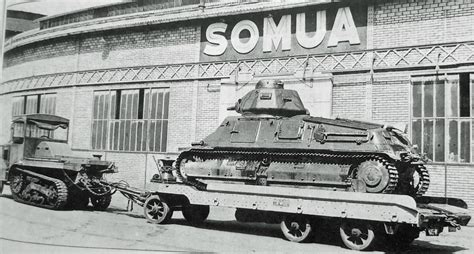 Char Moyen De Cavalerie Somua S 35 First Production Tank 1936