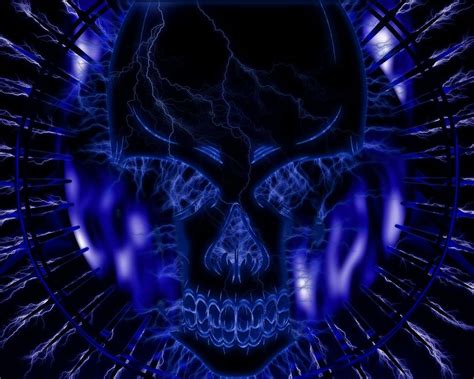 Cool Blue Skull Wallpapers Top Free Cool Blue Skull Backgrounds