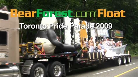 the making of the bearforest float gay pride toronto 2009 youtube