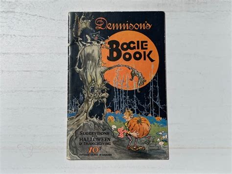 Vintage 1924 Dennisons Bogie Book Halloween Pumpkins Antique Etsy