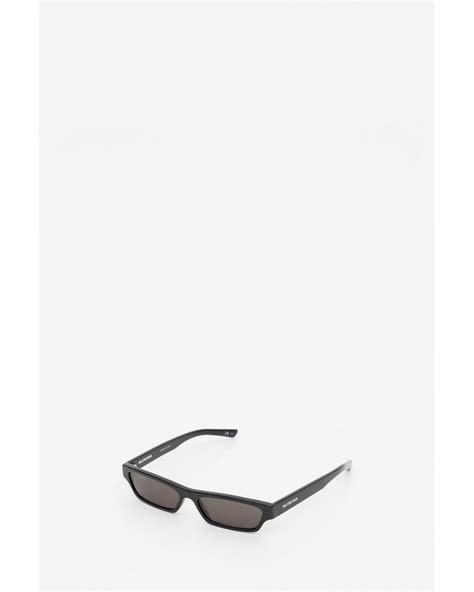 Balenciaga Shield Rectangle Sunglasses For Men Lyst