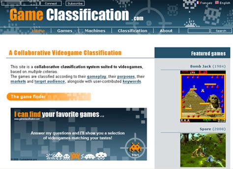 Ludoscience Game Classification