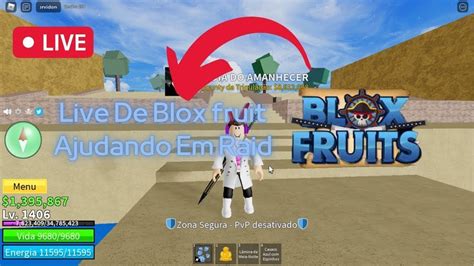 Live Ao Vivo De Blox Fruits Jogando Com Inscritos Ajudando Em Raids