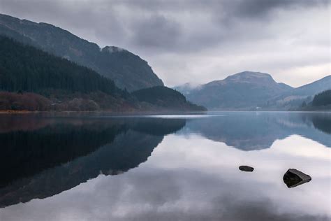 Scottish Landscape Photography Print Loch Lubnaig Reflections
