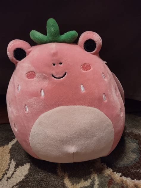Squishmallow Adabelle Pink Strawberry Frog Nwt Ebay