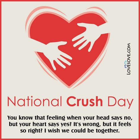 Happy National Crush Day Wishes Quotes Status Meme Thoughts Shayari World