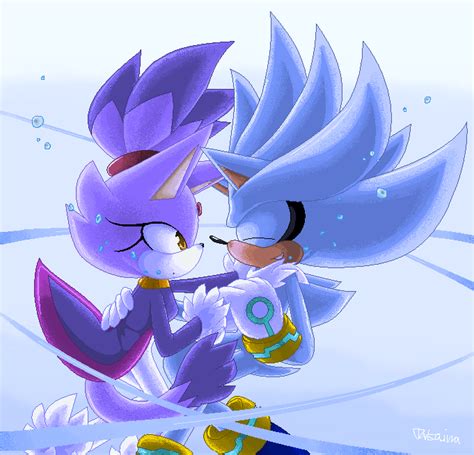 Silver And Blaze Underwater By Tataina8 On Deviantart Sonic And