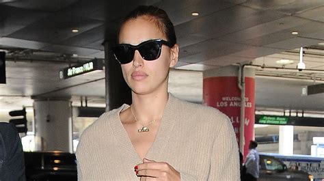 Irina Shayk Shows Off Her Legs As She Jets Out Of Nyc Irina Shayk