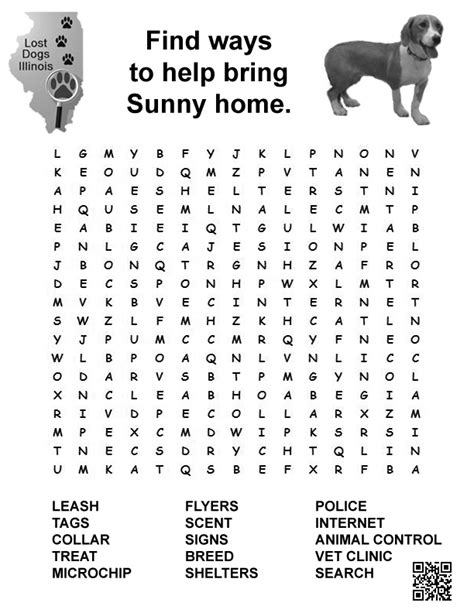 Print Out Activities Lost Dogs Illinois
