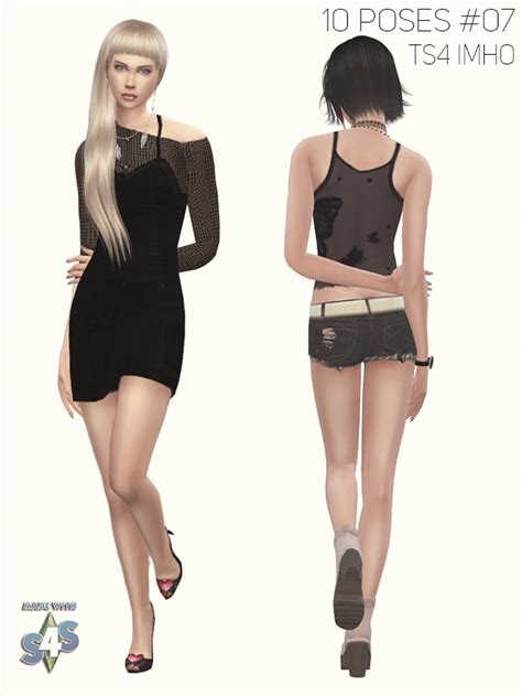 10 Female Poses 07 At Imho Sims 4 Sims 4 Updates