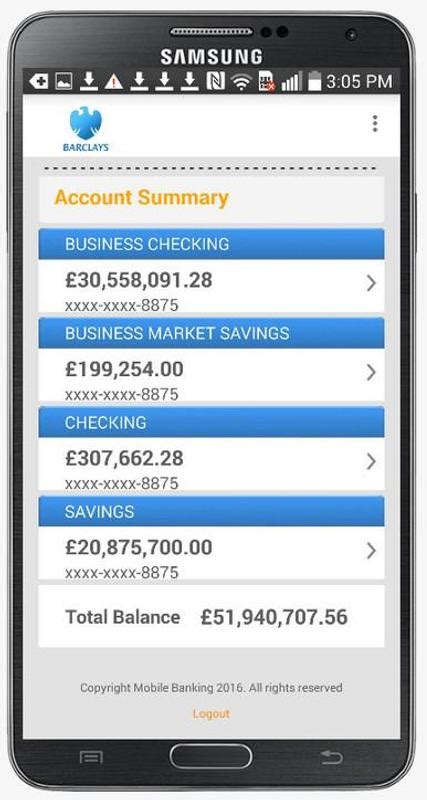 Sum and reduce all amounts from account trades. Fake Bank Account Free for Android - APK Download