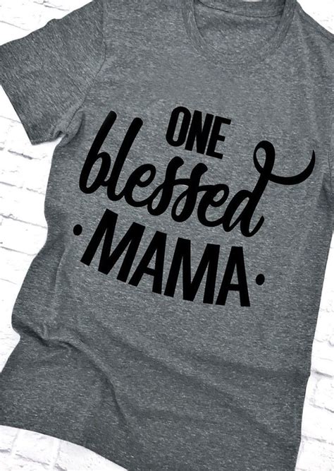 one blessed mama t shirt fairyseason