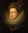 Portrait of Anna of Austria (1585-1618), 1604 - Hans von Aachen ...
