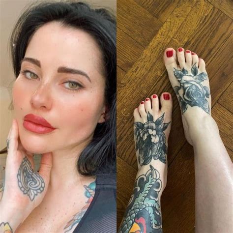 tattooed babe makes fortune selling snaps of her feet to kinky onlyfans users daily star