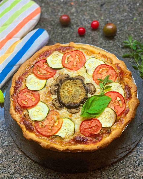 A Healthy French Pizza Tart Thepeppercook