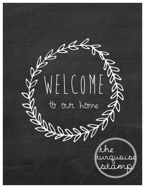Digital File Welcome To Our Home On Etsy 300