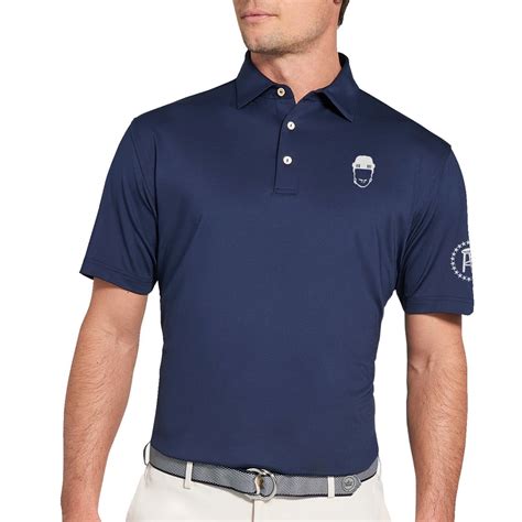 Peter Millar Logo Golf Shirts Peter Millar Mules And Skulls Aqua Polo