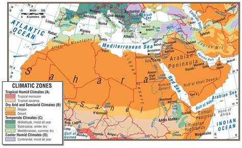 Southwest Asia North Africa Physical Map Map Of Africa