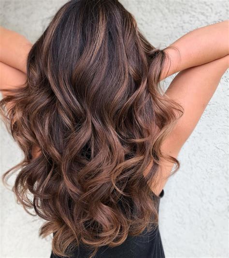 Long Chocolate And Caramel Hair Brunette Hair With Highlights Brunette Balayage Hair Brown