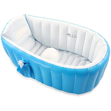 Baby Inflatable Bathtub Portable Infant Toddler Bathing Tub Non Slip